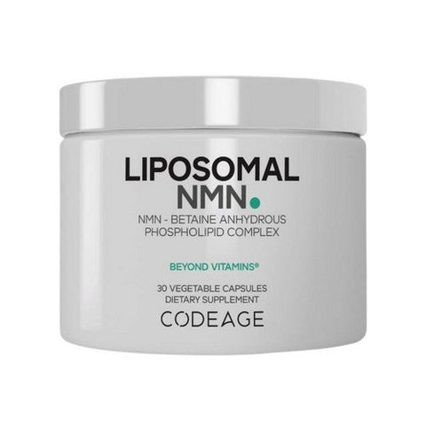 Codeage, Liposomal NMN And Betaine Anhydrous TMG Supplement NAD Plus Precursor, 30 Veg Caps Codeage