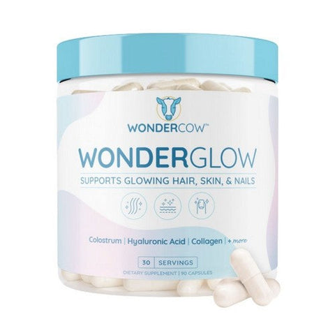 WonderCow, Wonder Glow Hair Skin, 90 Caps WonderCow