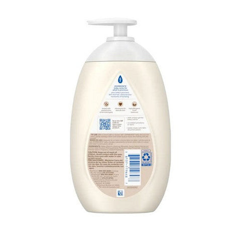 Johnson's, Baby Skin Nourish Moisturizing Body Lotion Vanilla And Oat Scents, 16.9 Oz Johnson's