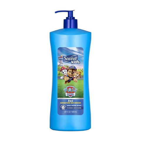 Suave, Kids Paw Patrol 3-In-1 Shampoo plus Conditioner And Body Wash, 28 Oz Suave