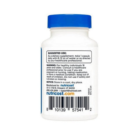 Nutricost, Vitamin B6 Pyridoxine HCl, 100 Mg, 30 Caps Nutricost