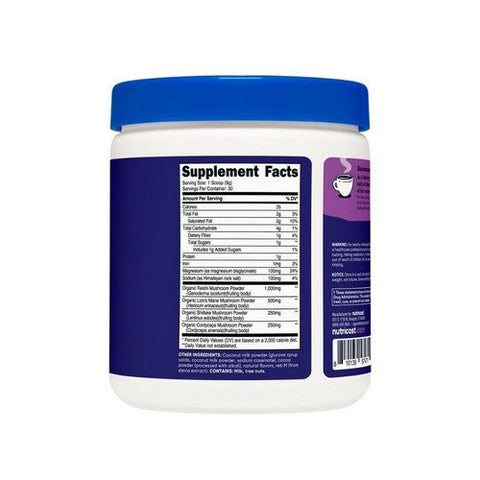 Nutricost, Nutrizen PM Unwind Adaptogenic Mushroom Drink Chocolate Flavored, 9.2 Oz / 30 Servings Nutricost
