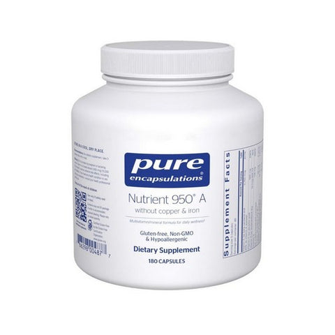 Nutrient 950 A W/O Cu&Fe 180 Caps by Pure Encapsulations