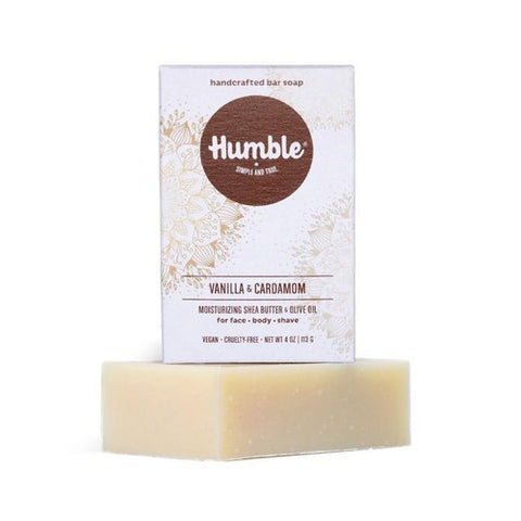 Vanilla And Cardamom Bar Soap 4 Oz by Humble Brands