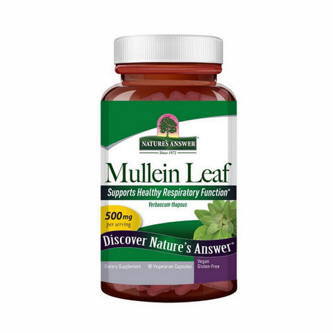 Nature's Answer, Mullein Leaf, 500 Mg, 90 Veg Caps Nature's Answer