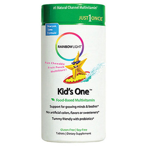 Rainbow Light, Kid’s One Multi Fruit Punch Chewable, 90 Chewables