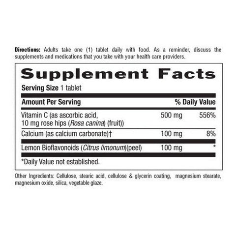 Country Life, Buffered Vitamin C with Bioflavonoids, 500 MG, 250 Tabs Country Life