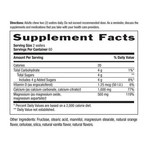 Country Life, Cal Snack NF, 60 Wafers