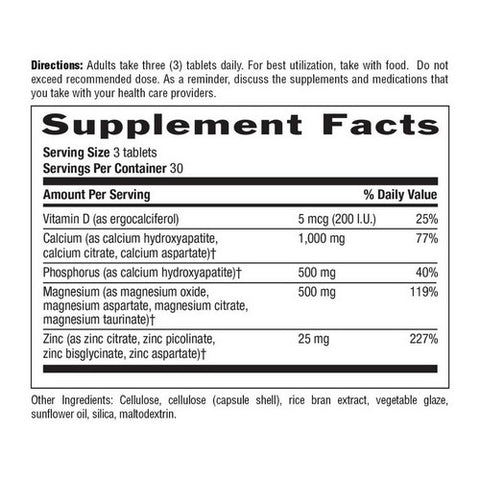 Country Life, Cal-Mag-Zinc Target-Mins, 90 Tabs