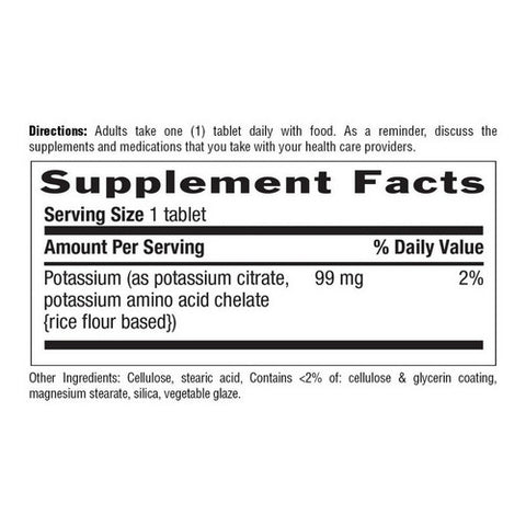 Country Life, Potassium, 99 MG, 250 Tabs