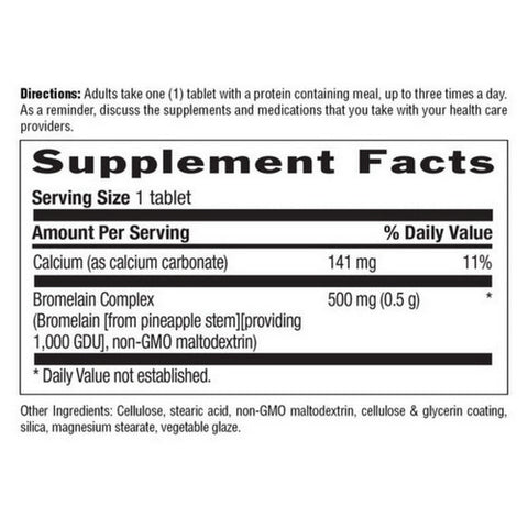 Country Life, Triple Strength Bromelain, 1000 GDU, 60 Tabs