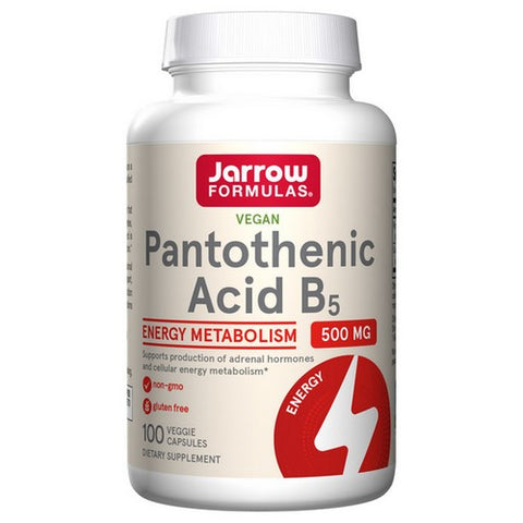 Jarrow Formulas, Pantothenic Acid, 500 Mg, 100 Caps
