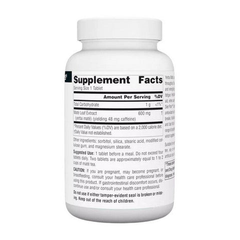 Source Naturals, Yerba Mate, 600 mg, 90 Tabs Source Naturals