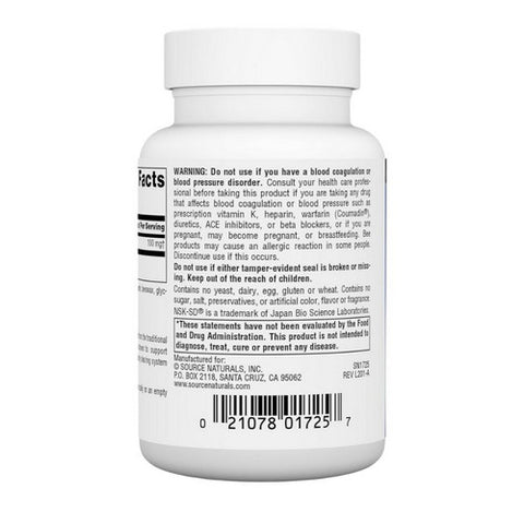 Source Naturals, Nattokinase, 36 mg, 90 Softgels