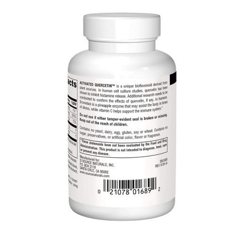 Source Naturals, Activated Quercetin Capsule, 50 Caps