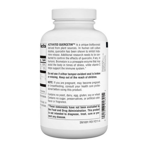 Source Naturals, Activated Quercetin Capsule, 200 Caps