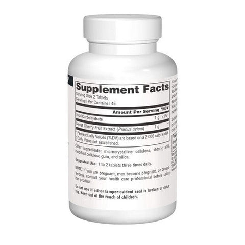 Source Naturals, Cherry Fruit Extract, 500 mg, 90 Tabs Source Naturals