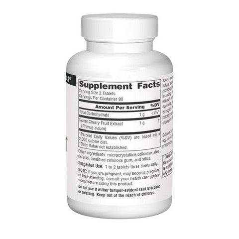 Source Naturals, Cherry Fruit Extract, 500 mg, 180 Tabs Source Naturals