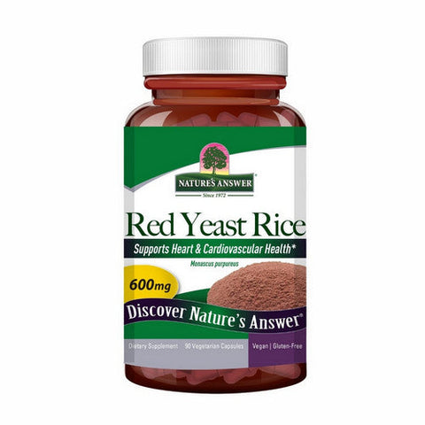 Nature's Answer, Red Yeast Rice, 600 Mg, 90 Veg Caps Nature's Answer