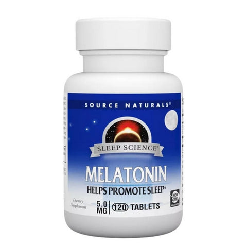 Source Naturals, Sleep Science Melatonin, 5 mg, 120 Tabs Source Naturals