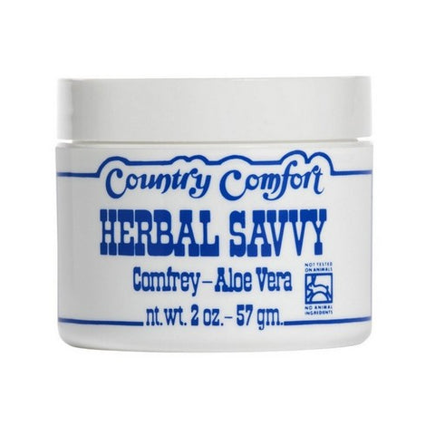 Country Comfort, Herbal Savvy Comfrey Aloe Vera, 2 Oz