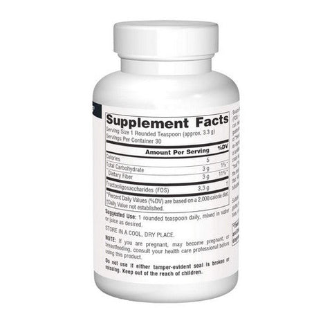 Source Naturals, Nutraflora Fos Probiotic Enhancer, 1000 gm, 3.53 Oz, Powder Source Naturals