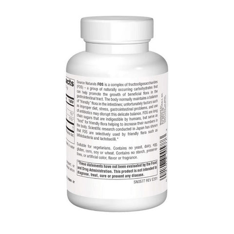 Source Naturals, Nutraflora Fos Probiotic Enhancer, 1000 gm, 3.53 Oz, Powder