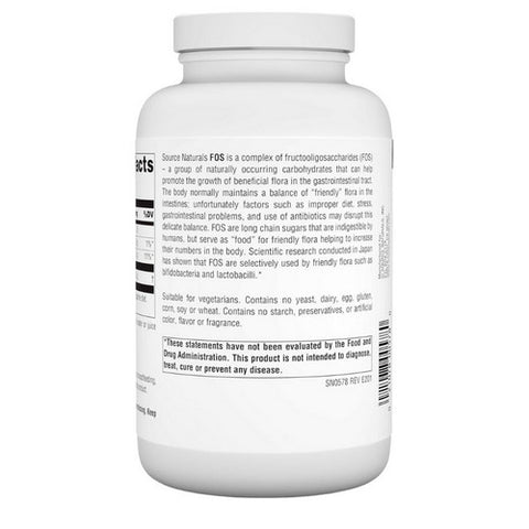 Source Naturals, Nutraflora Fos, 200 gm, Powder