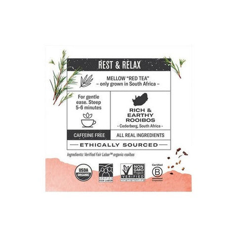 Numi Tea, Organic Rooibos Tea, Rooibos, 18 tea bags Numi Tea