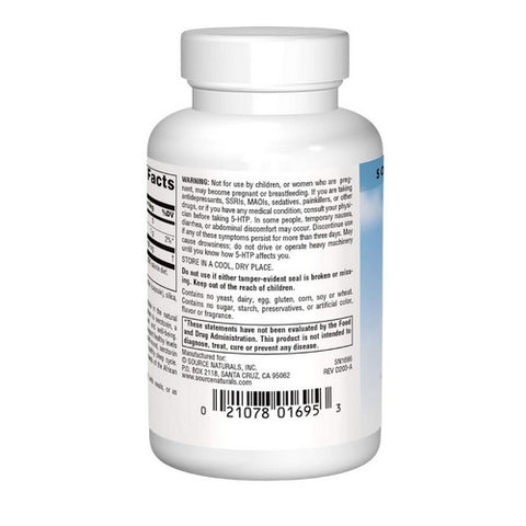 Source Naturals, 5-HTP, 100 mg, 60 Capsules