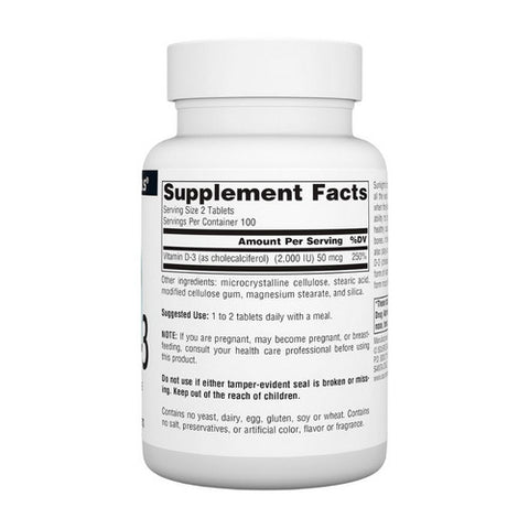 Source Naturals, Vitamin D, 1000 IU, 200 Tabs