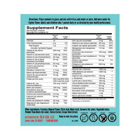 Ola Loa Products, Energy Orange Multi Vitamin Drink Mix, 30 Packets Ola Loa Products
