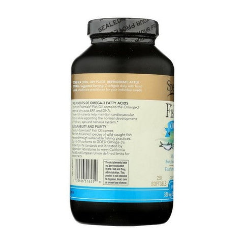 Spectrum Essentials, Fish Oil Omega-3, 1000 Mg, 250 Softgels Spectrum Essentials