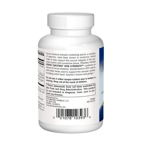 Planetary Herbals, Horse Chestnut, Vein Strength 90 Tabs