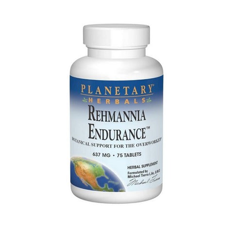 Planetary Herbals, Rehmannia Endurance, 75 Tabs