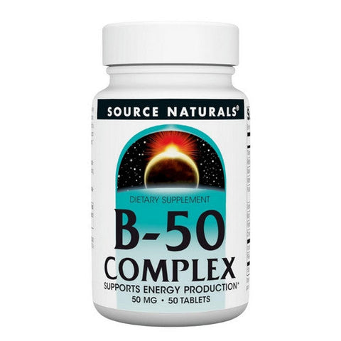 Source Naturals, B-50 Complex, 50 mg, 50 Tabs Source Naturals