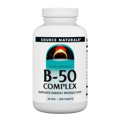 Source Naturals, B-50 Complex, 50 mg, 250 Tabs Source Naturals