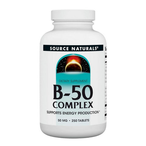 Source Naturals, B-50 Complex, 50 mg, 250 Tabs