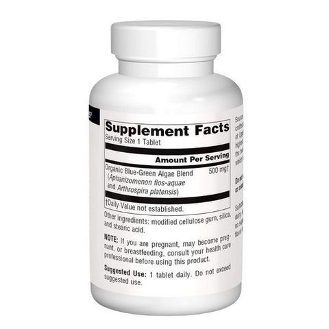 Source Naturals, Blue-Green Algae, 500 MG, 200 Tabs