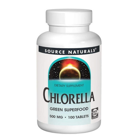 Source Naturals, Chlorella, 500 MG, 100 Tabs