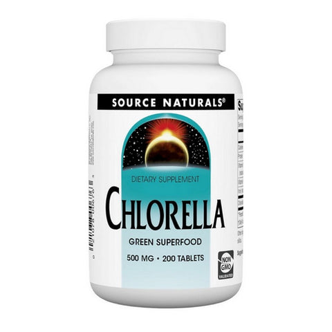 Source Naturals, Chlorella, 500 MG, 200 Tabs