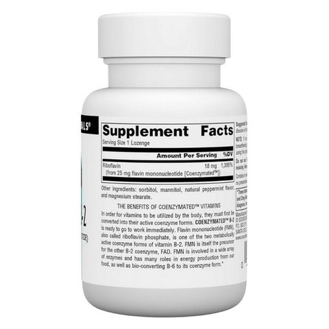 Source Naturals, Coenzymated B-2, 25 mg, 30 Tabs