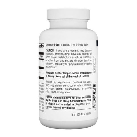 Source Naturals, Acetyl L-Carnitine And Alpha-Lipoic Acid, 650 Mg, 120 Tabs