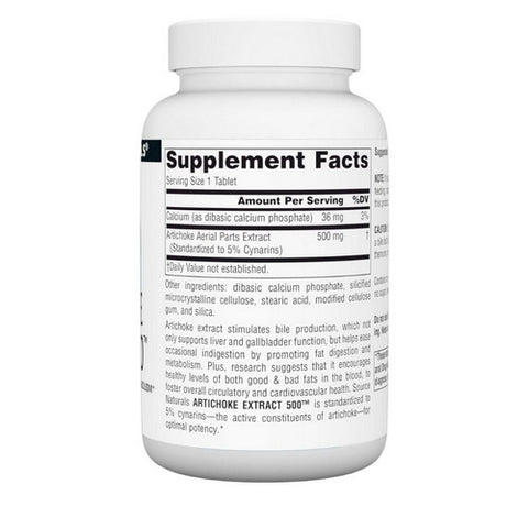 Source Naturals, Artichoke Extract, 500 mg, 180 Tabs