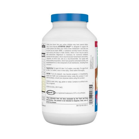 Source Naturals, Attentive Child Sweet And Tart, 120 Wafers