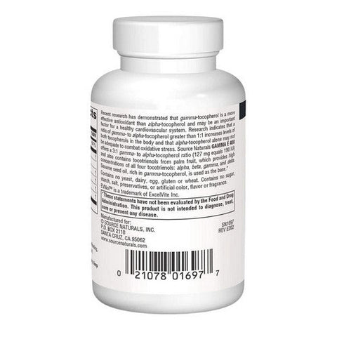 Source Naturals, Gamma E 400 Complex, 30 Softgels Source Naturals