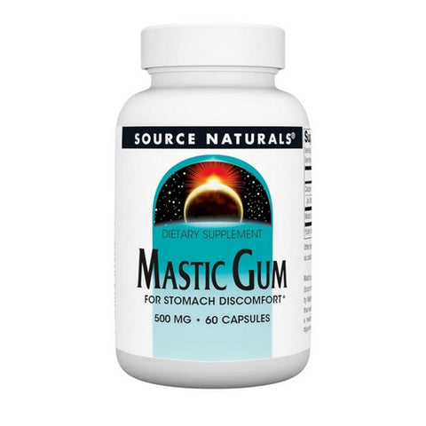 Source Naturals, Mastic Gum Extract, 500 mg, 60 Caps