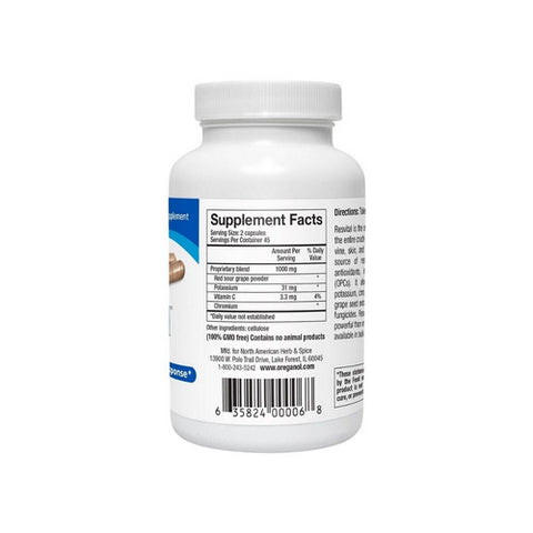 North American Herb & Spice, Resvital, 500 mg, 90 Cap