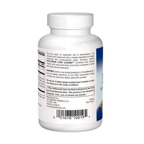 Planetary Herbals, Bupleurum Liver Cleanse, 72 Tabs