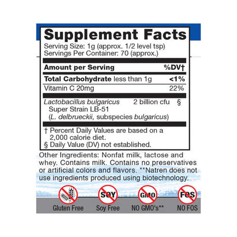 Natren, Digesta-Lac Dairy, Dairy, 2.5 OZ Natren